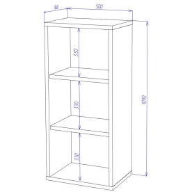 Стеллаж СУ ш1в1 БЕ