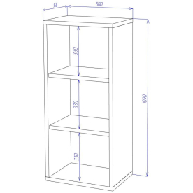 Стеллаж СУ ш1в1 К
