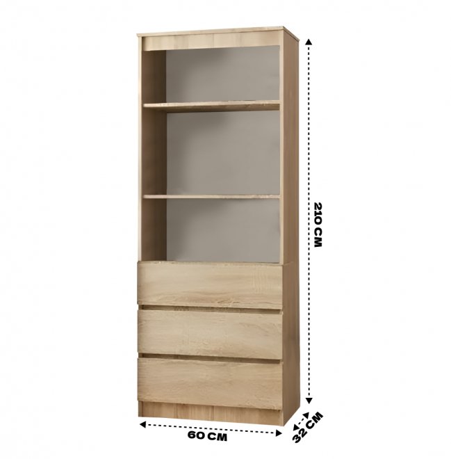 Стеллаж Сура сонома