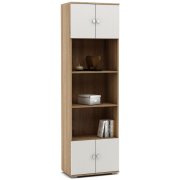 дуб сонома / белый