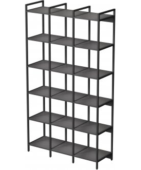 Стеллаж cubos 10СВ.6.600 графит / черный
