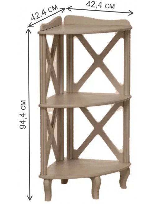 Стеллаж Заварин 2 мокко