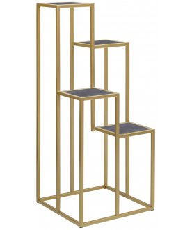 Цветочница Дерана керамика antracite / золотой