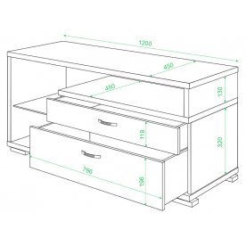 Тумба для ТВ ТК-10М венге / карамель