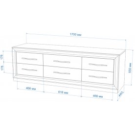 ТВ-тумба КАЯ170 Ш