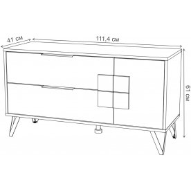 ТВ-тумба Макао 4106.М1