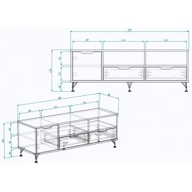 ТВ-тумба МегаKraft 008
