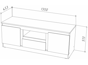 ТВ-тумба Рунтроп ТВ-135
