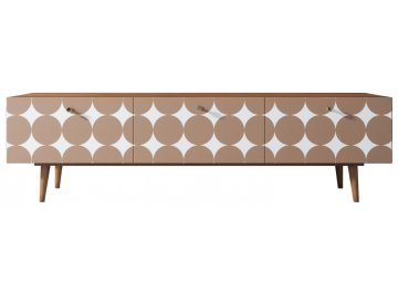 ТВ-тумба Воаб орех / принт 17