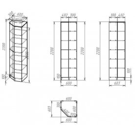 Витрина Мебелайн-13