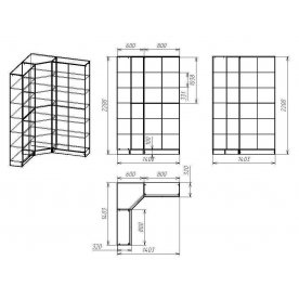 Витрина Мебелайн-15