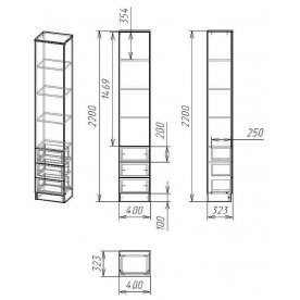 Витрина Мебелайн-50
