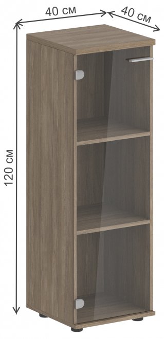 Витрина SG.804 дуб темный