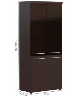 Офисный стеллаж Skyland Alto AHC 85.7 венге магия