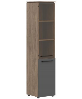 Витрина Morris Trend MHC 42.2 антрацит / кария пальмира