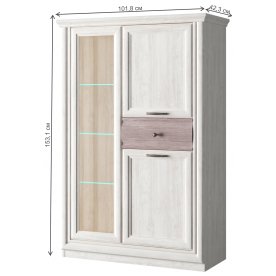 Витрина Bordo 1V2D1S