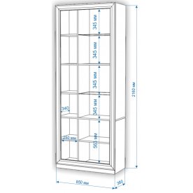 Витрина ШВтВ-ФСД-ФГК Н правая
