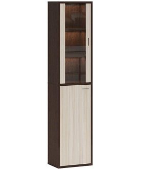 Витрина СУ ш1в2+1ФГ+1ФС ШБЕ венге / карамель