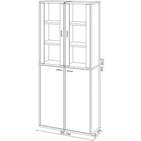 Витрина СУ ш2в2+2ФС+2ФГ БЕ