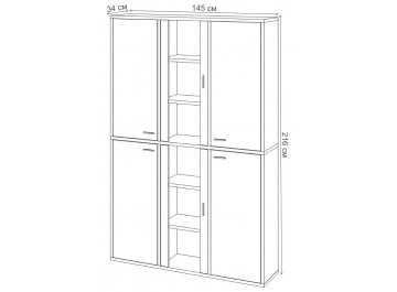 Витрина Оревро (ш3в2)+4ФГ+2ФС Н