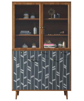 Витрина Воаб орех / принт 18