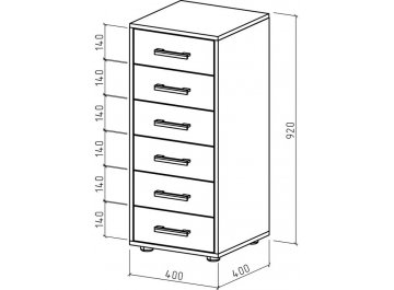 Комод Остин-4