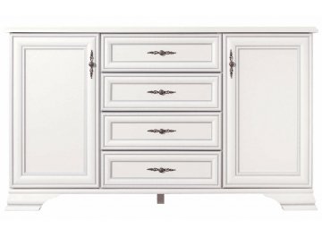 Комод Kentaki (Кентаки) S320-KOM2D4S белый