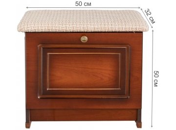 Тумба для обуви Ангора-1 орех тёмный