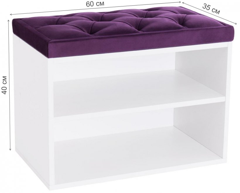 Обувница HD 600 белая / bella 14