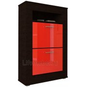 венге / красный глянец