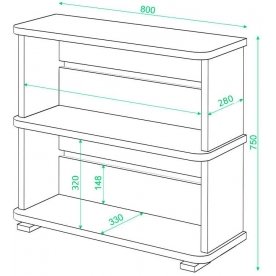 Стеллаж СБ-25/2