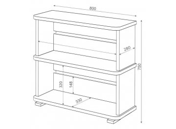 Стеллаж Эланта-25/2