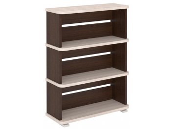 Стеллаж СБ-25/2 карамель / венге