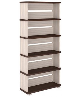 Стеллаж Эланта-25/2 венге / карамель
