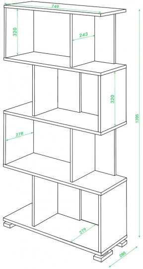 Cтеллаж СЛ-5-4 Н нельсон