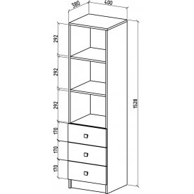 Стеллаж Бостон-2