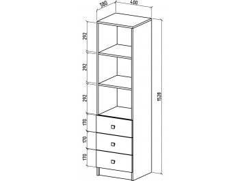 Стеллаж Бостон-2