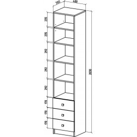 Стеллаж Бостон-6