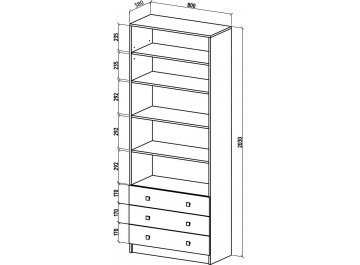 Стеллаж Бостон-8