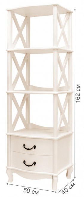 Стеллаж Джульетта-3 дуб шампань