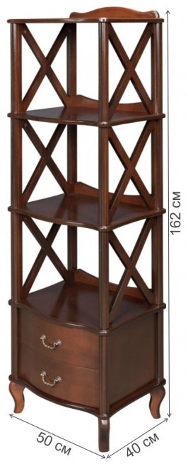 Стеллаж Джульетта-3 орех