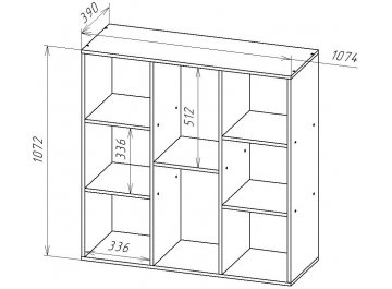 Стеллаж СТ103