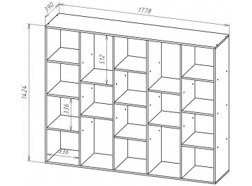 Стеллаж СТ145