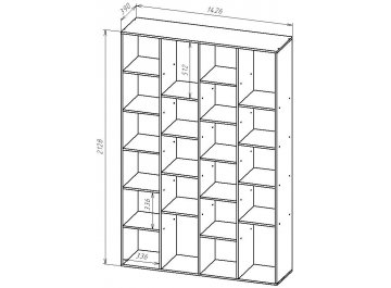 Стеллаж СТ214