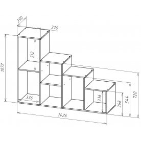 Стеллаж СТ-Л104