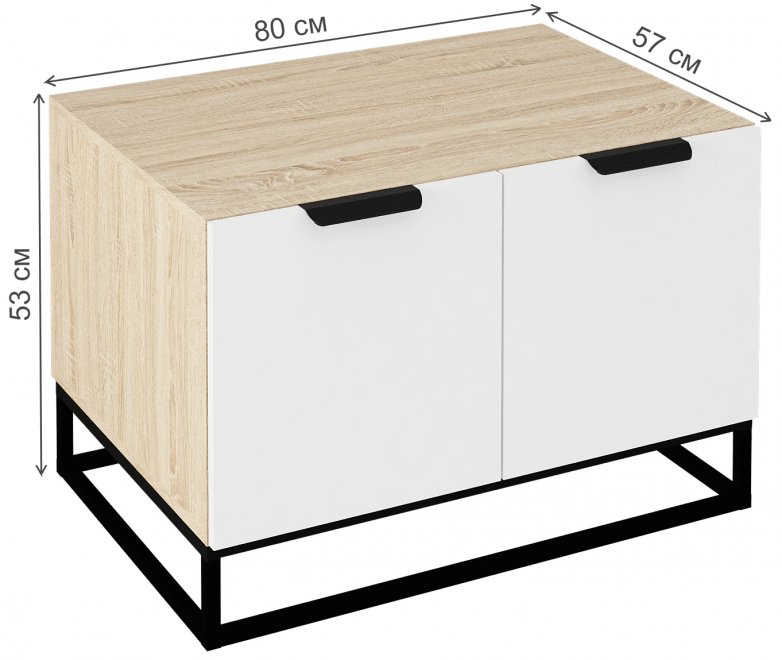 Тумба Норд Лофт Т01-800