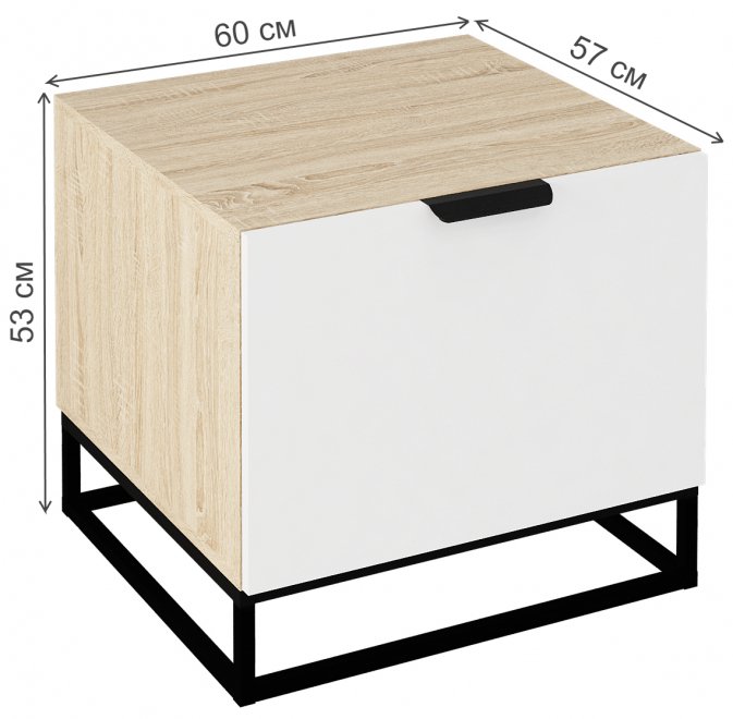 Тумба Норд Лофт Т02-600