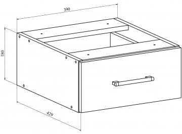 Тумба подвесная ОФ-26