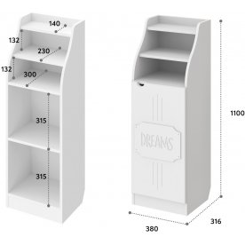 Тумба ДримСтар ДС-63