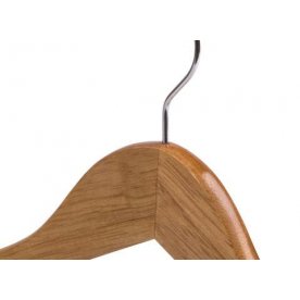 Вешалки-плечики Brabix Стандарт 6 штук размеры 48-50 с клипсой для брюк